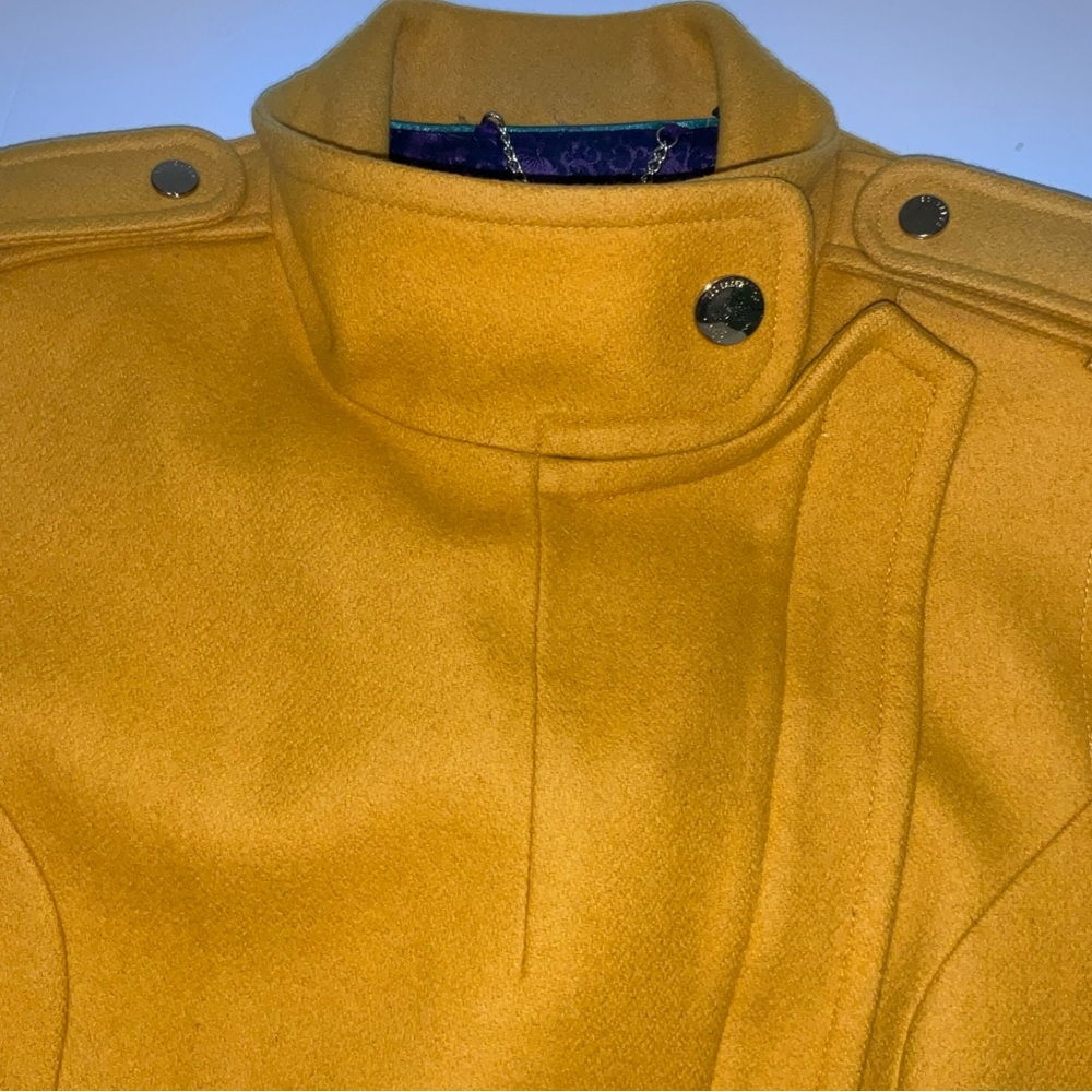 Ted Baker London Beautiful Inside And Out Size 4, Versatile Mustard Pea - Picture 2 of 16